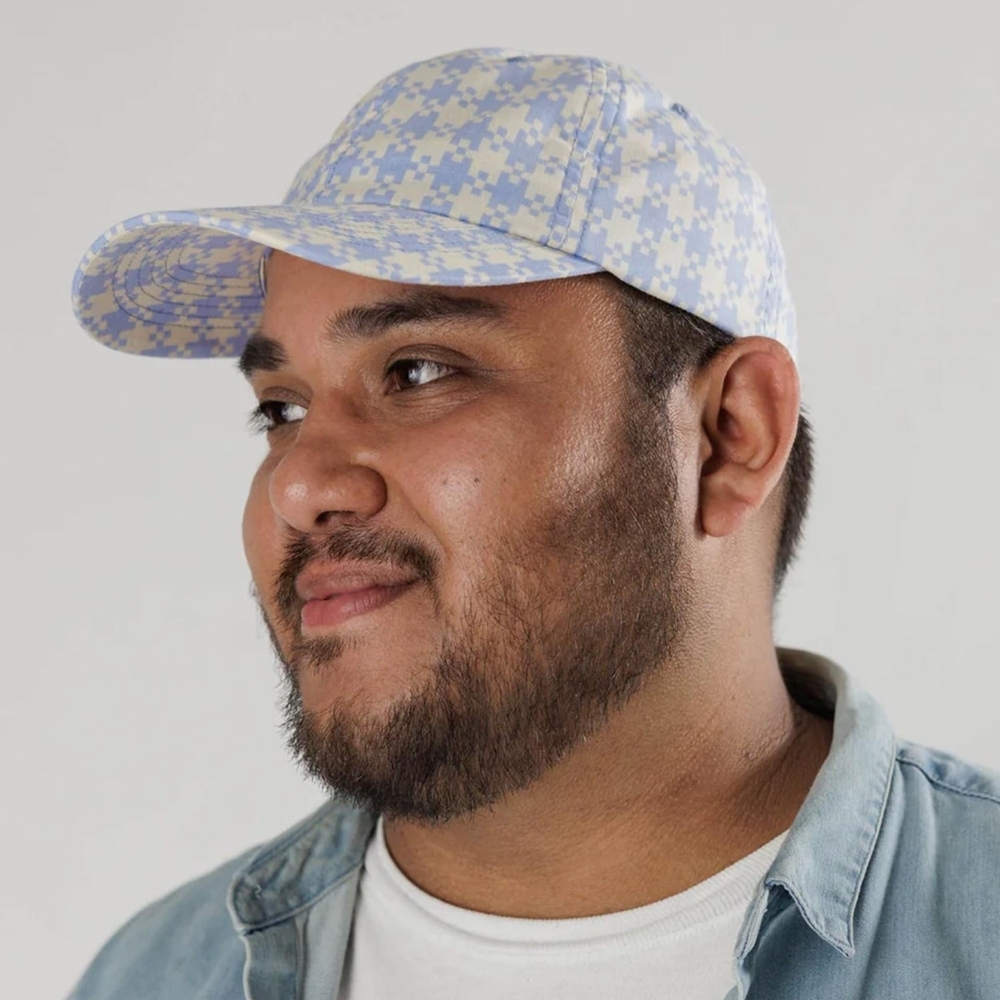 Baggu Gingham Pixel Baseball Cap - image 3